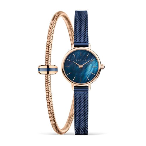 Dámske náramkové hodinky Bering Classic 11022-367-SET19 (+ náramok) Dámske náramkové hodiny Karol Bohony