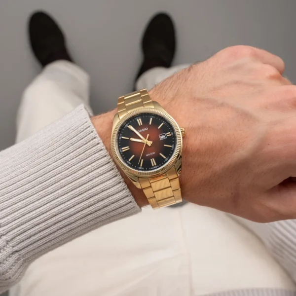 Pánske hodinky Casio Collection MTP-1302PGC-5AVEF Náramkové hodiny Karol Bohony